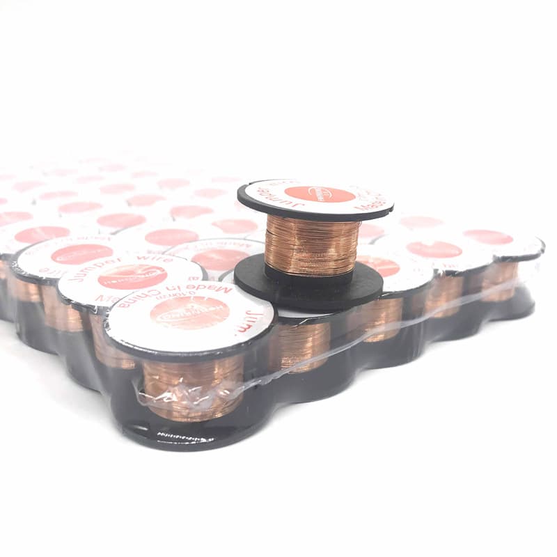 Flying wire for mobile phone and computer circuit board repair, enameled wire, solder wire, no scraping required for direct soldering.