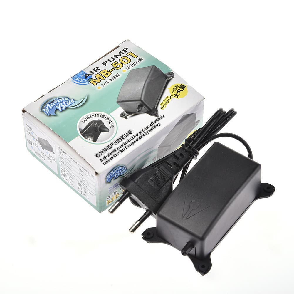 Small Silent Oxygen Pump Fish Tank Aerator Aquarium Air Pump Fish Care Supplies High Oxygen Output 2W