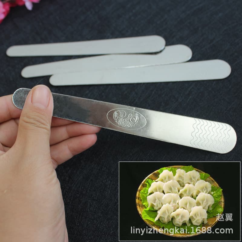 Stainless Steel Dumpling Filling Spatula and Scoop, Kitchen Small Tool, Dumpling Making Gadget, Same as Bone Filling Spoon