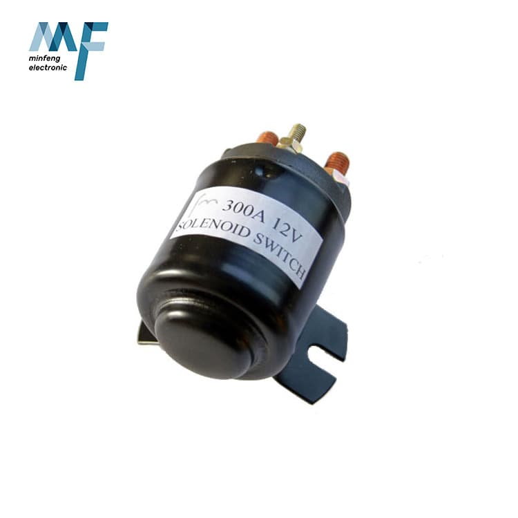 Snowplow Brushed Permanent Magnet DC Motor Starter Contactor 12V 24V