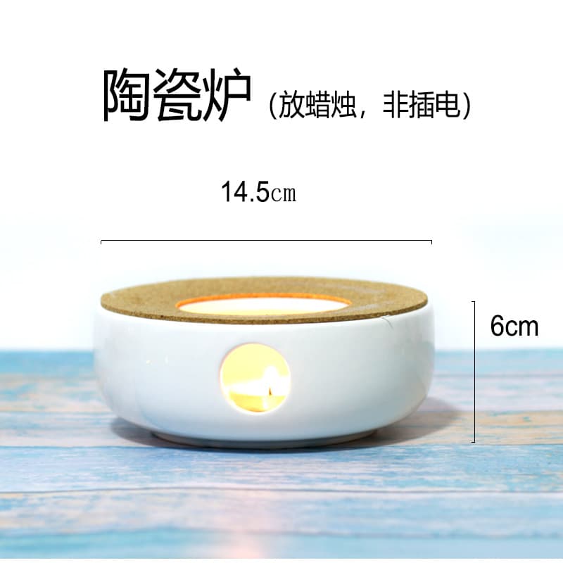 Glass teapot heating base, tea warmer, Japanese tea set, ceramic tea stove, candle warmer, herbal tea brewer
