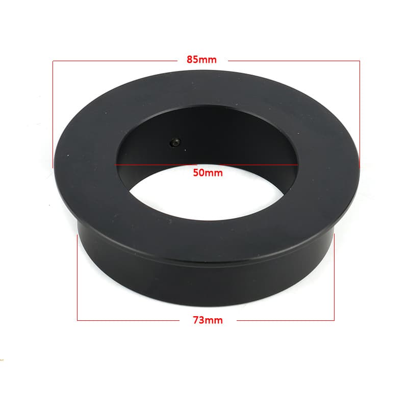 Stereo trinocular microscope 76mm bracket to 50mm monocular industrial camera microscope head adapter ring