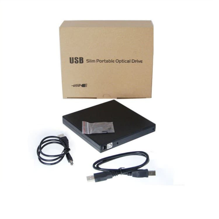 12.7mm Portable Mobile Optical Drive Kit USB 2.0 Laptop External Optical Drive Box SATA Serial Port Manufacturer Wholesale