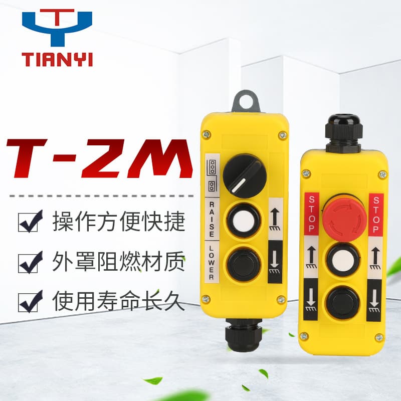 Factory Direct T-2M Crane Remote Control Switch Box Tail Lift Switch Crane Travel Button Switch