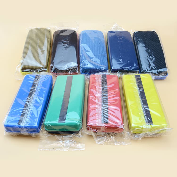 Easy to wipe without leaving traces large board eraser office supplies magnetic velvet striped whiteboard eraser teaching learning graffiti eraser