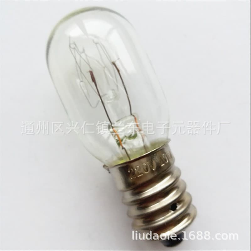 Refrigerator bulb 220V240V10W15 screw E14 warm light bulb tungsten filament bulb night light bulb