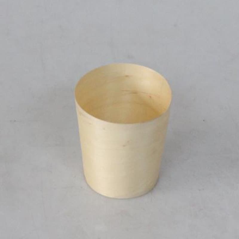 Factory wholesale wooden containers, disposable wooden cups, round wooden cups, small wooden cups, stable supply