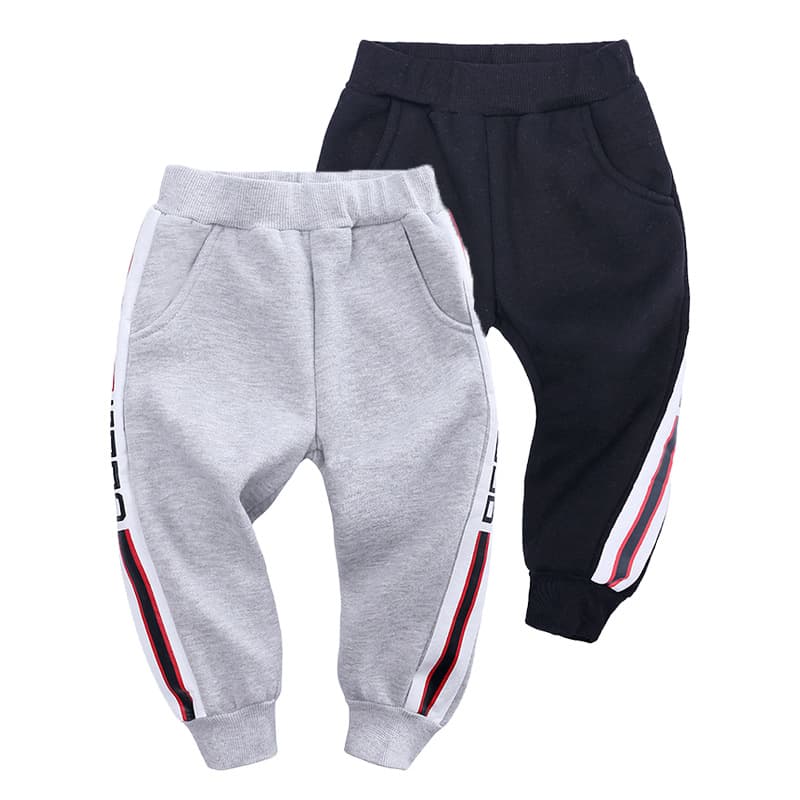 Spring Export Children's Clothing Autumn/Winter New Warm Pants Solid Color Boys' Long Pants Toddler Thermal Pants