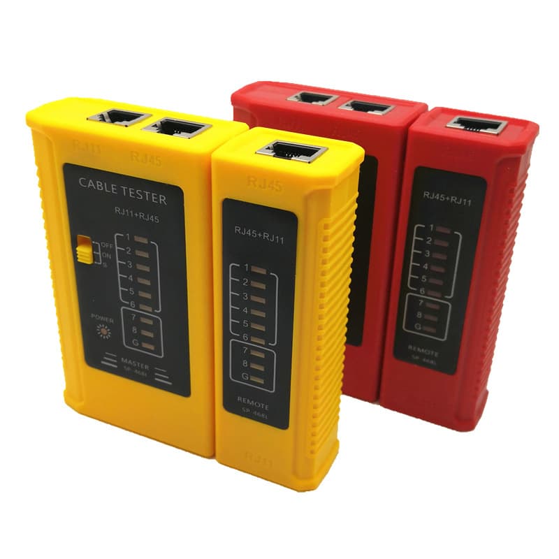 Multifunctional Network Cable Tester Telephone Line Tester RJ45/RJ11 Network Signal Continuity Detector Tool