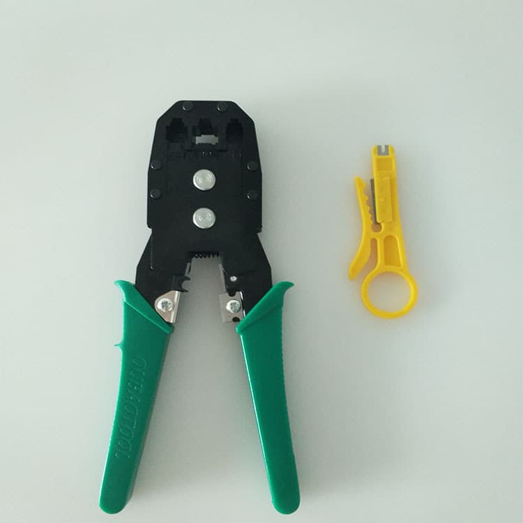 3-in-1 Crystal Head Network Crimping Tool, Network Pliers, Telephone Wire Crimper, Network Cable Stripper