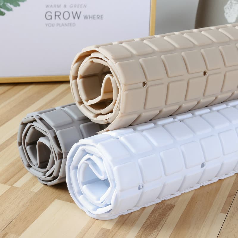 Bathroom Anti-slip Mat Suction Cup Hollow Splicing Waterproof Mat Toilet Bathroom Swimming Pool Kitchen Floor