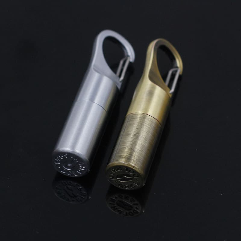 Dolphin HY665 hanging button mini kerosene lighter wholesale metal windproof lighter wholesale