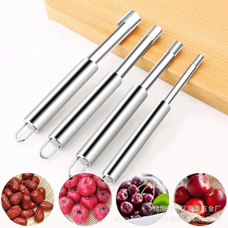 Manufacturer wholesale stainless steel hawthorn corer, jujube and apple corer, cherry seed removal and coring tool