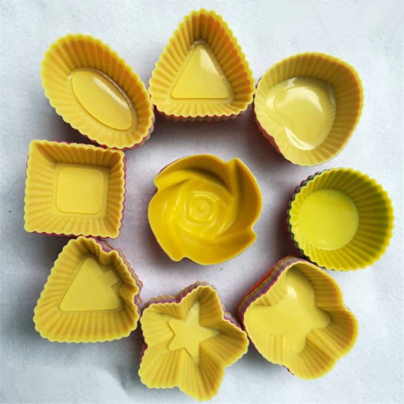 Silicone Cake Mold Baking Mold DIY Muffin Mold Cake Cup Handmade Soap Mold Dessert