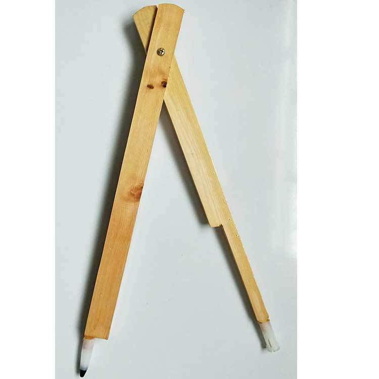 Large Wooden Teaching Compass, Lightweight Wooden Circle Drawing Tool for Teacher Demonstrations and Drawing Instruments