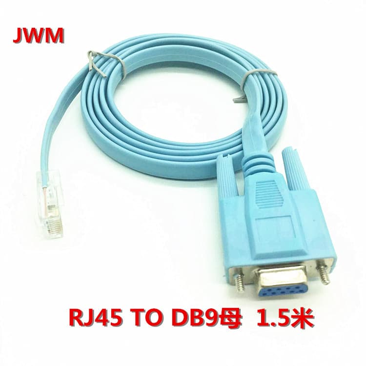 Console Configuration Cable DB9 to RJ45 Debug Cable DB9 COM Serial Connection Cable for Router Switch