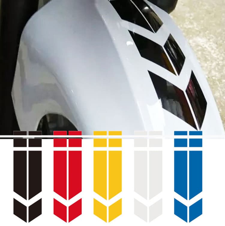 Motorcycle Fender Sticker Reflective Tape Car Safety Warning Label Strip Motorbike Bicycle Decal A312