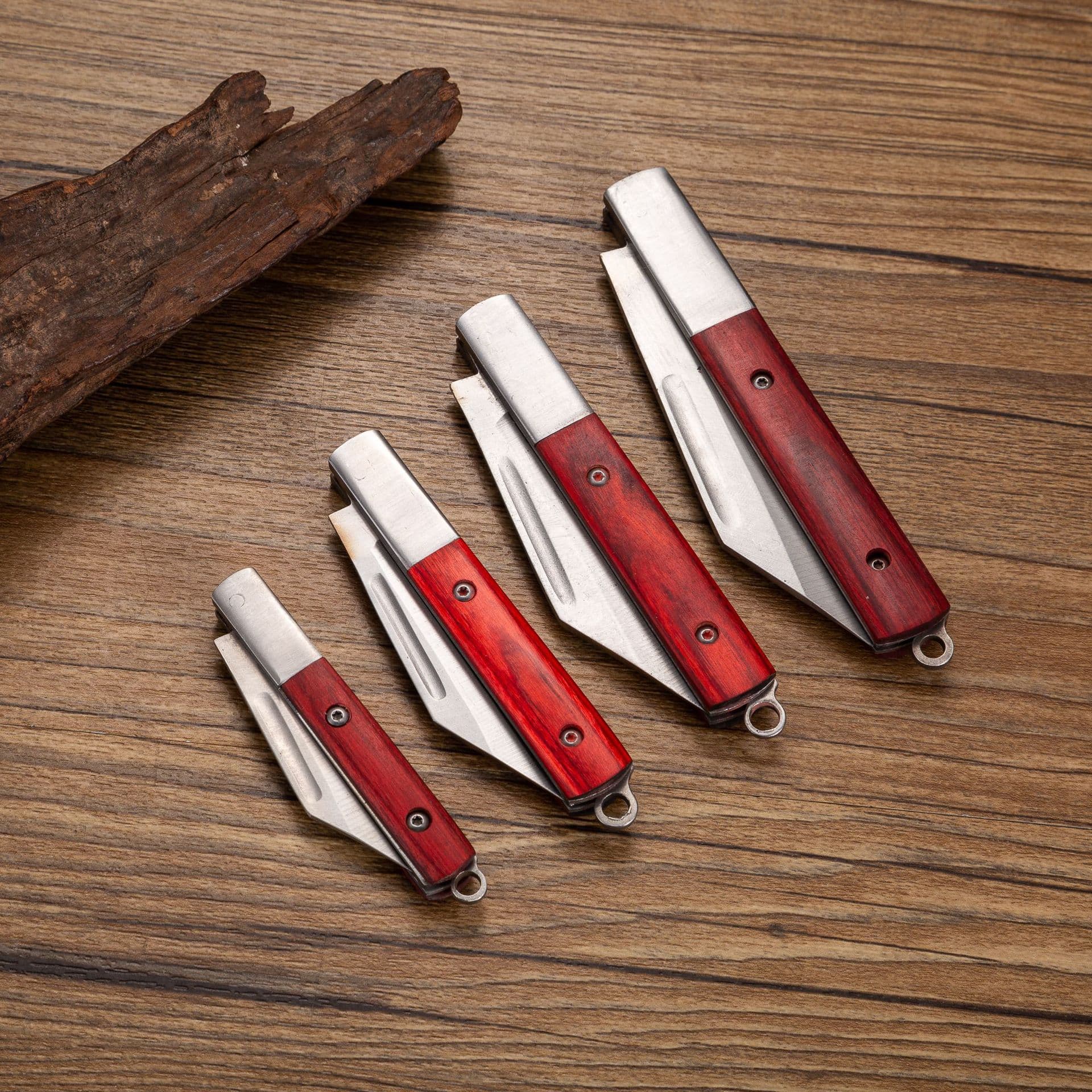 Chunmei knife multi-specification folding knife stainless steel rosewood handle household fruit knife outdoor self-defense knife