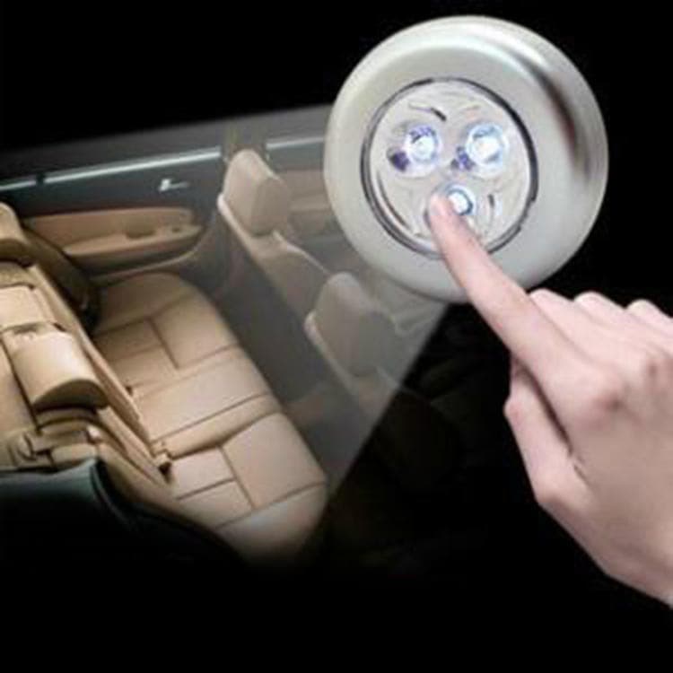 Household three-head high-brightness emergency light, adhesive touch light, LED energy-saving light, car taillight, camping light.