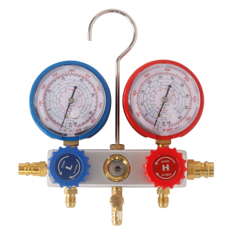 YXC-100 pressure gauge, stainless steel pressure gauge, 304 stainless steel shock-resistant pressure gauge.