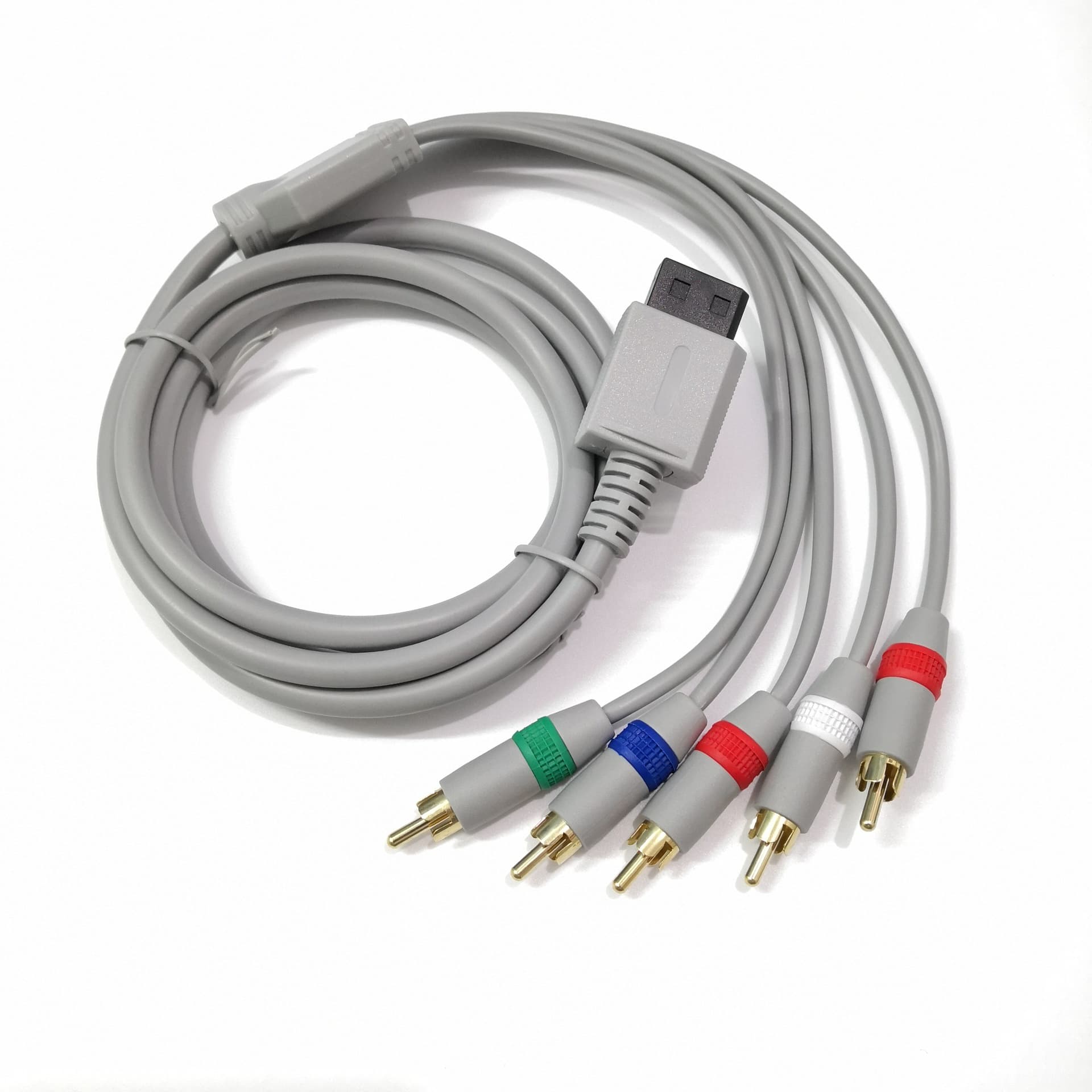 Suitable for WII color difference cable, WII host component cable, WIIU high-definition video cable 1.8M gold-plated cross-border exclusive supply