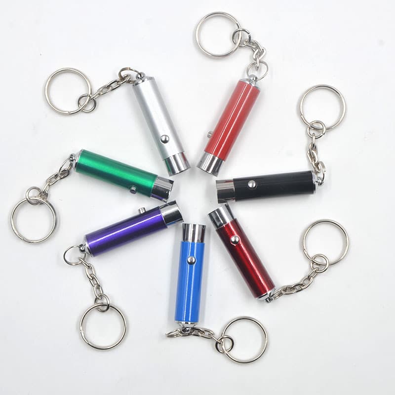 UV Test Lamp Money Detector Lamp Mini LED Keychain Flashlight UV Purple Lamp Fluorescent Agent Purple Light Detector Lamp