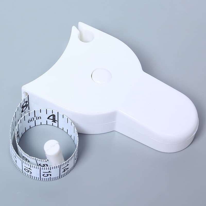 Centimeter/inch waist circumference measuring tape, telescopic tape measure, torch-shaped Y-shaped tape measure with handle, wholesale health measuring tape.