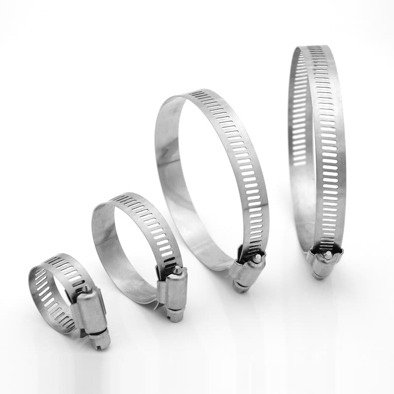 304 Stainless Steel Hose Clamp American Style Hose Clamp Pipe Clamp Security Monitoring Clamp Gas Pipe Clamp Tube Clamp