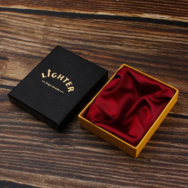 Satin Lined Universal Lighter Gift Box, Business Gift Box with Lid and Base, Cardboard Box, Presentable Gift - Model 303