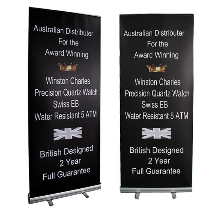 Economical and Practical Plastic Steel Pull-up Banner 60x160cm 80x200cm 120*200cm Event Promotion Advertising