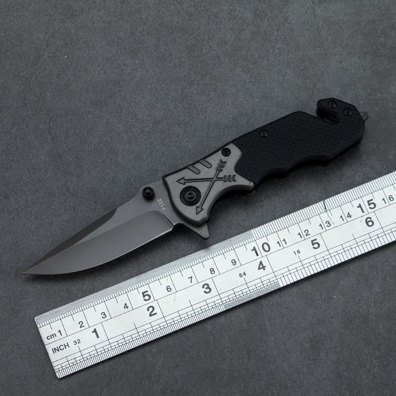 Outdoor Folding Knife Multi-Function Stainless Steel Camping Knife Field Survival Hunting Knife G10 Handle Mini Tool Knife
