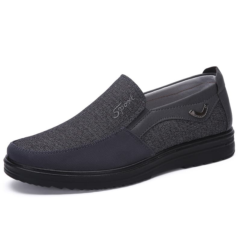 2025 Spring/Summer/Autumn Old Beijing Cloth Shoes Men's Low-Top Business Casual Soft Sole Slip-On Flat Shoes