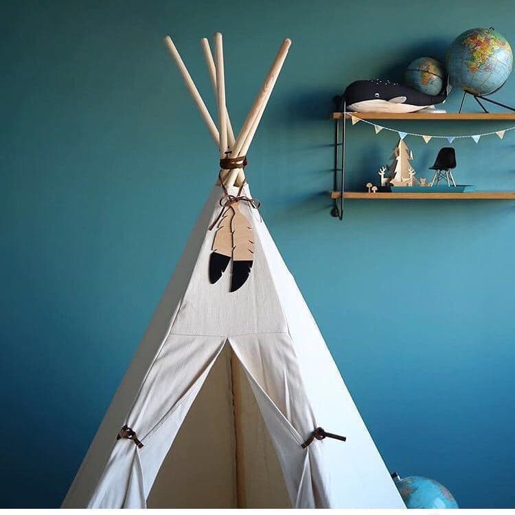 Nordic Style Home Tent Feather Hanging Ornament Wall Decor Photography Prop Children's Room Kids Clothing Store Decoration