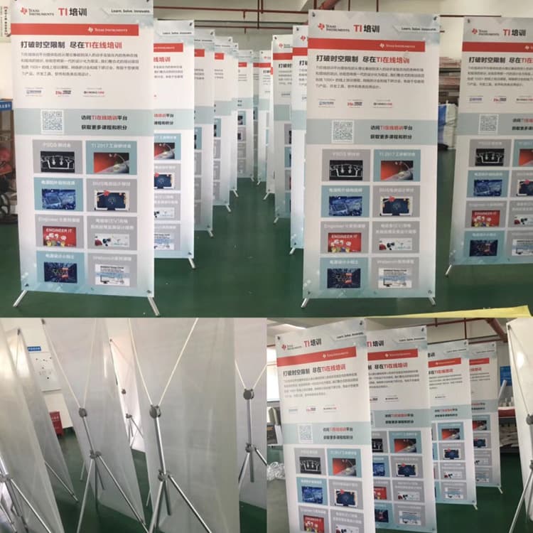 Manufacturer Customized Aluminum Alloy Roll-Up 80X200Cm 120*200cm Shop Display Equipment