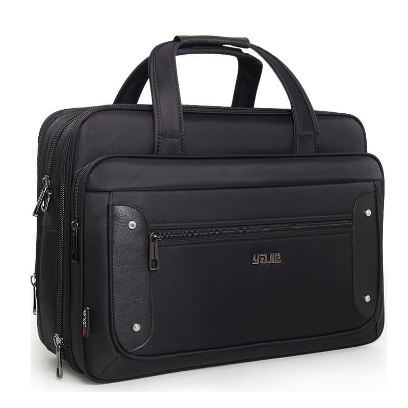 19-inch computer bag, thickened multi-layer Oxford cloth briefcase, portable shoulder crossbody, business trip official tool bag, enlarged