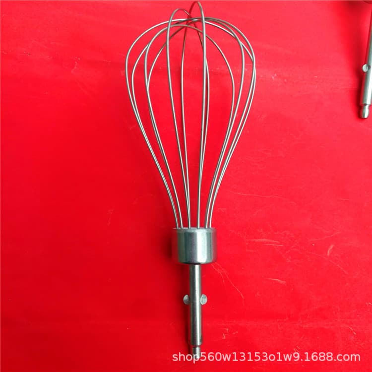 Whisk Attachment for Electric Mixer, Round Handle Thickened 12-Wire Large Egg White and Cream Beater