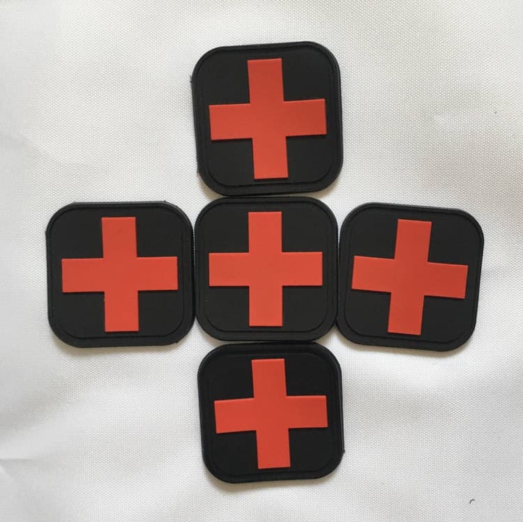 Personalized Velcro armband outdoor PVC backpack rubber epaulette flag badge tactical clothing accessories