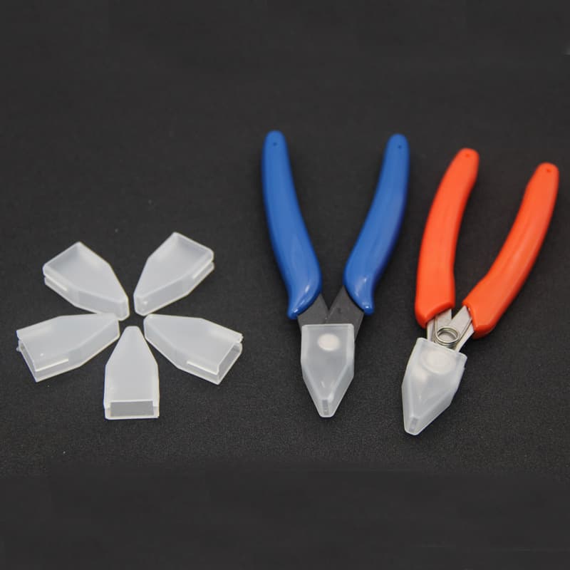 170mm Flush Cutter Diagonal Nippers with Protective Cover, 5-inch and 3.5-inch Anti-puncture Pliers Sheath