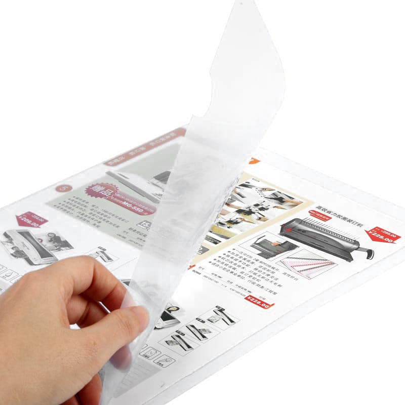 Comix L-shaped transparent file sleeves, two-page file covers, single-sheet holders, and A4 single-page document folders model E310-1.