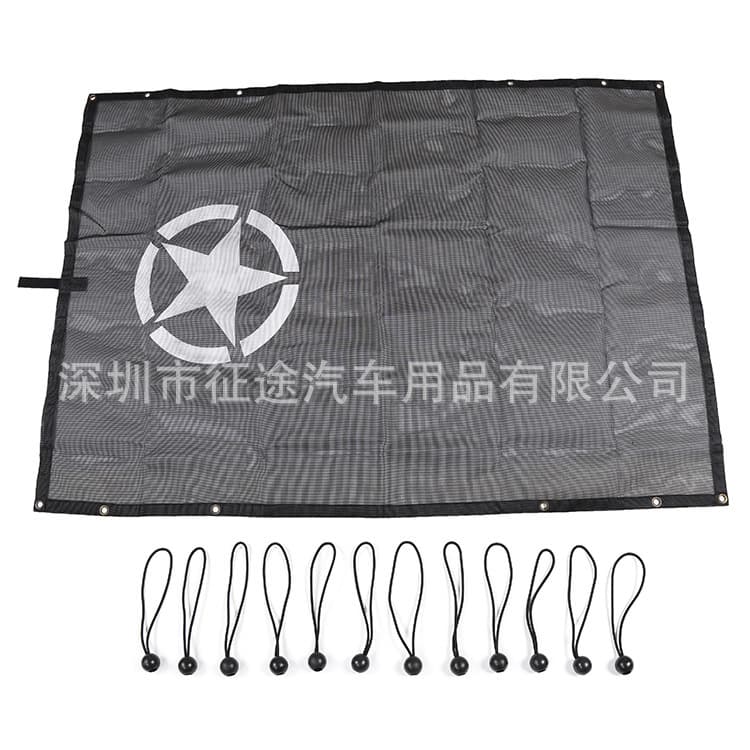 Suitable for TJ Wrangler insulation net*1 black five-pointed star logo [97-06] The price is not the selling price