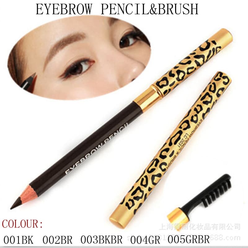 Colorful Glittery Eyebrow Pencil Brush Sweatproof Non-smudging Dual-ended Eyebrow Pen Makeup Beauty Skin Care
