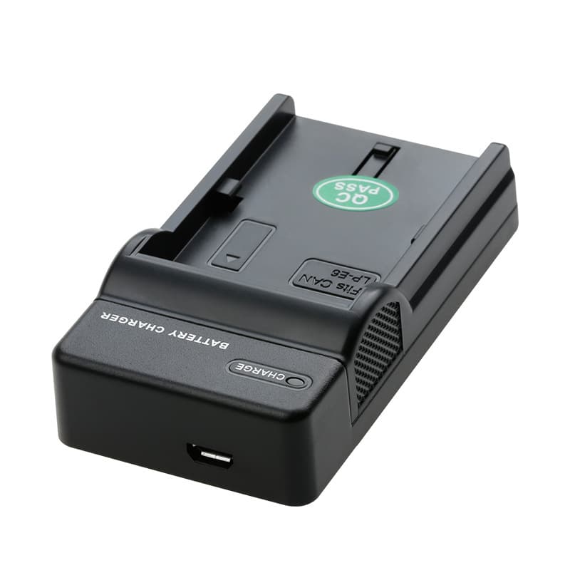 FB LP-E6 Battery Charger USB Cradle for Canon Cameras 5D2 5D3 5DS 6D 6D2 7D