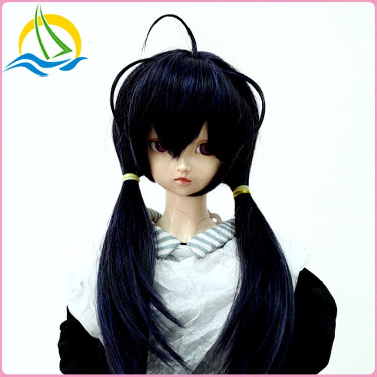 Guangzhou Wig Doll Wig High Temperature Wire BJD Doll Head Wig Inflatable Doll Wig Wholesale YG14