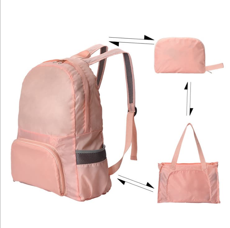 Casual Outdoor Waterproof Backpack Foldable Travel Storage Bag Urban Simple Style Business Gift for Men And Women