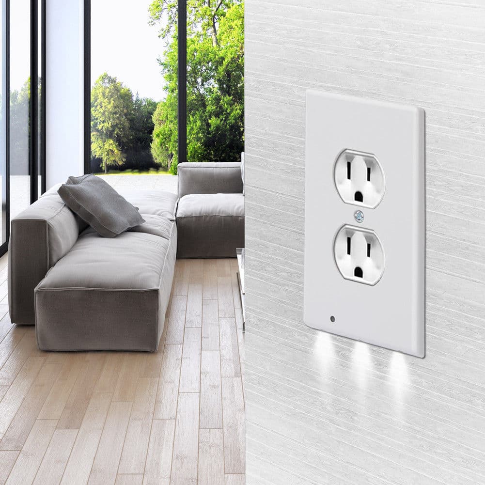 US standard socket panel night light Night AngelTV product night light socket panel sensor light