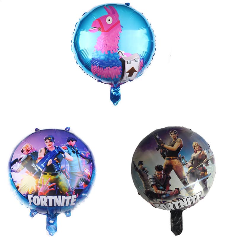 18 Inch Round Fortress Night Aluminum Film Balloon Children's Toy Party Decoration