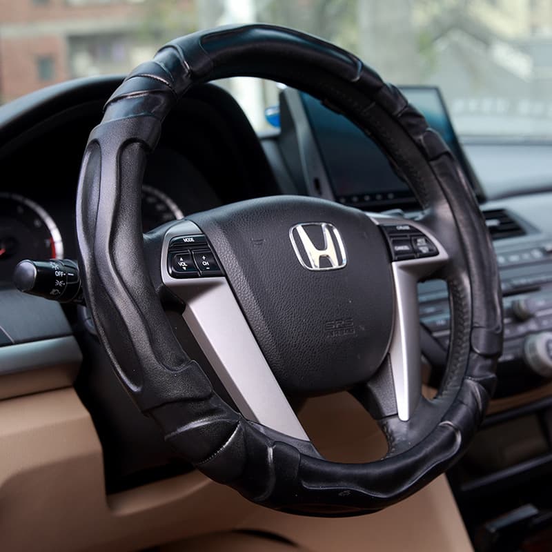 New style steering wheel cover car three-dimensional lambskin winter handlebar cover factory direct sales cross-border wholesale cross-border wholesale