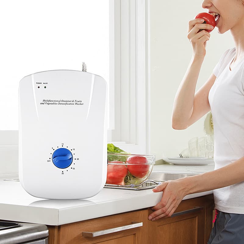 Multi-functional Fruit and Vegetable Purifier, Ozone Generator for Fruits, Vegetables, and Air, Pesticide Residue Eliminator