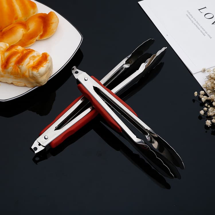 Stainless Steel Food Tongs, BBQ Tongs, Buffet Grilling, Kitchen Bread Tongs, Hotel Food Tongs, Steak Tongs