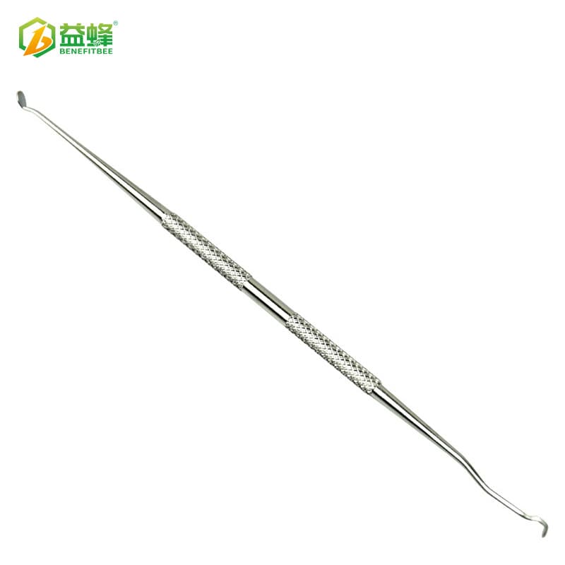 Cross-border New European Dual-purpose Grafting Needle Larva Transfer Tool Beekeeping Stainless Steel Double-ended Grafting Stick